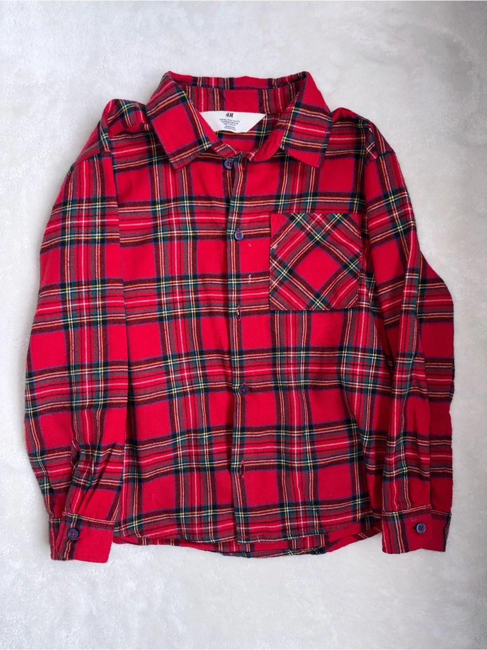 Boys Plaid Button-Up Shirt Bundle | Tommy Bahama, H&M & More | Sizes 5/6–6/7
